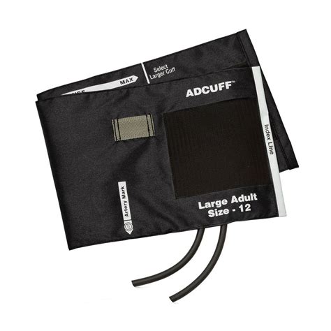 Adcuff Adult Large Cuff Arm Blood Pressure Cuff Reusable 845 12xbk 2 1