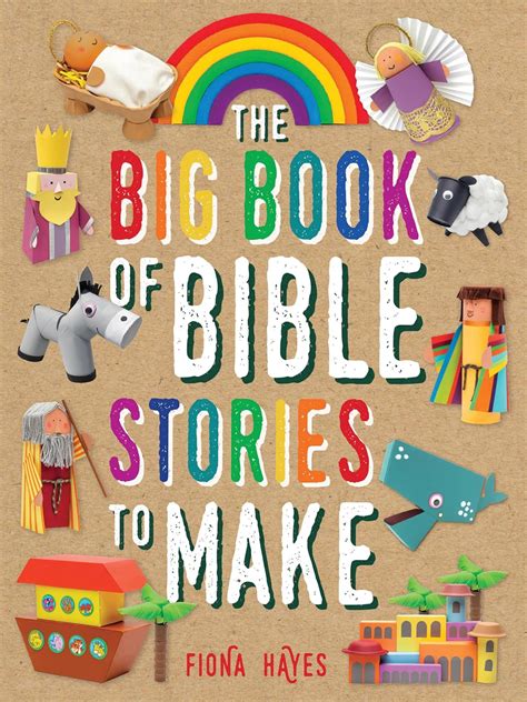 The Big Book Of Bible Stories To Make Crafty Makes Hayes Fiona
