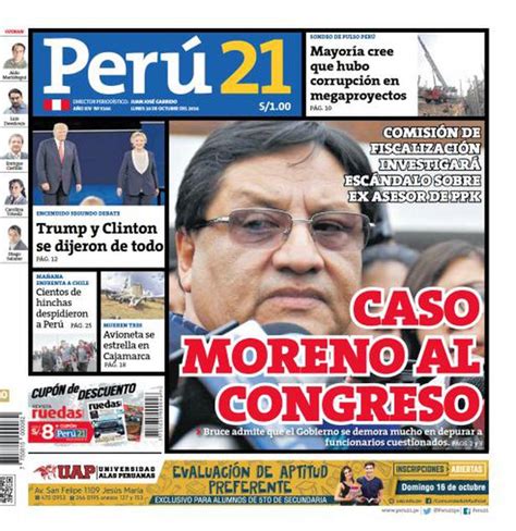 Caso Moreno Al Congreso Impresa Peru