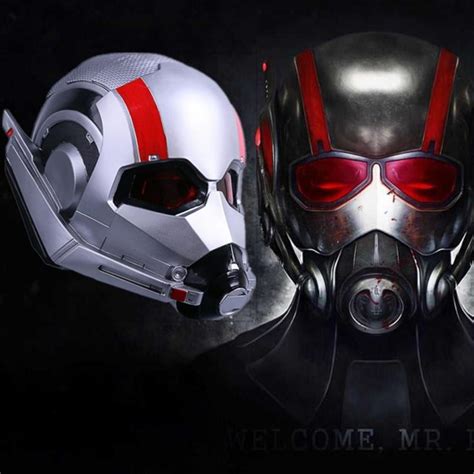 Movie Ant Man And The Wasp Mask Cosplay Antman 2 Pvc Led Helmets Masks
