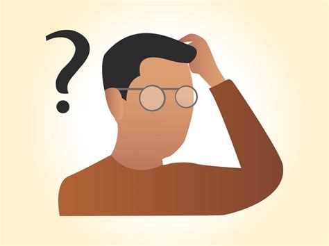 Man With Question Mark Vector Art And Graphics