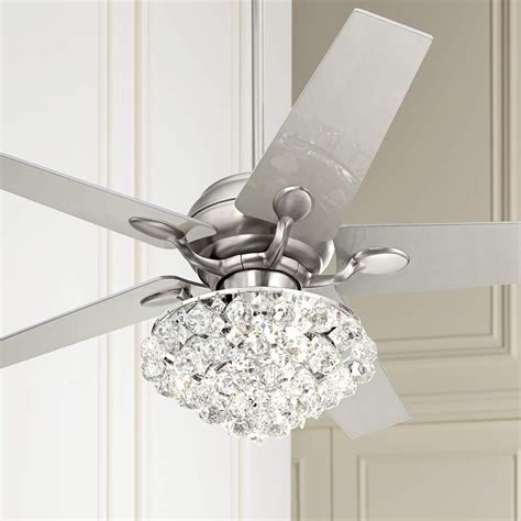 Ceiling lights for sale at lazada philippines ➤ chandelier lights prices✓ 2021 best brands ceiling lights look fashionable and pulsating. 52" Casa Optima Brushed Nickel Crystal LED Ceiling Fan ...