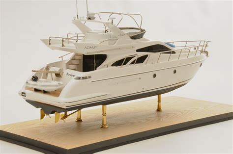 Azimut Model Yachthandcraftedready Madewoodensailing Boatmodel