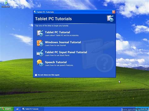 Operating System Screenshot Microsoft Windows Xp Tablet Edition 06
