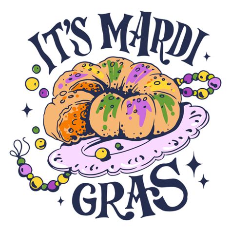 Mardi Gras Food Quote Badge Png And Svg Design For T Shirts
