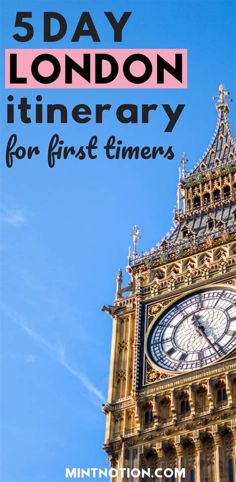 The Perfect 5 Day London Itinerary For First Timers This Travel Guide