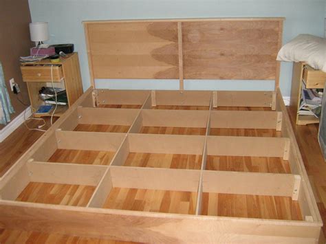 king platform bed plans bed plans diy blueprints