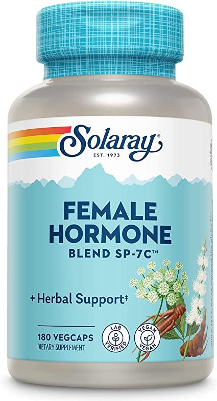 Solaray Female Hormone Blend Sp 7c Capsules 180 Count Buy Online At