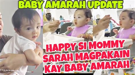Baby Amarah Update Omg Syempre Matakaw Na Lalo Pag Si Mommy Sarah