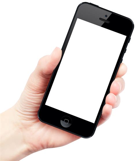 Hand Holding Smartphone Apple Iphone Png Image Purepng