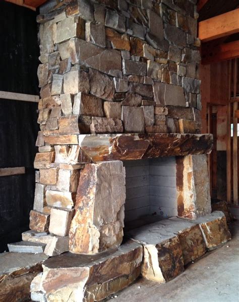 Rustic Stone Fireplace Designs Hearths Mantels Sills And Caps
