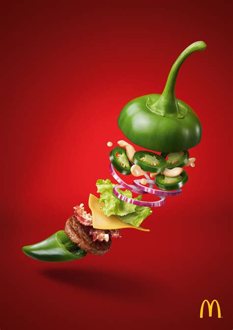 Mcdonalds Print Advert By Ddb Jalapeno Burger Ads Of The World