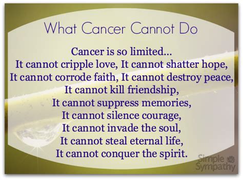 Comforting Poems For Cancer Patients