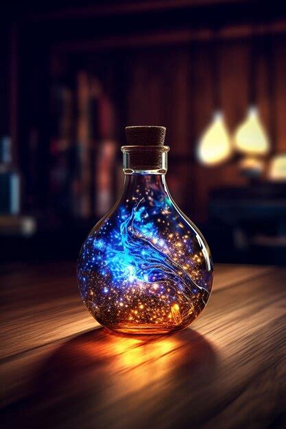 Premium Ai Image A Bottle Of Stars In A Bottle