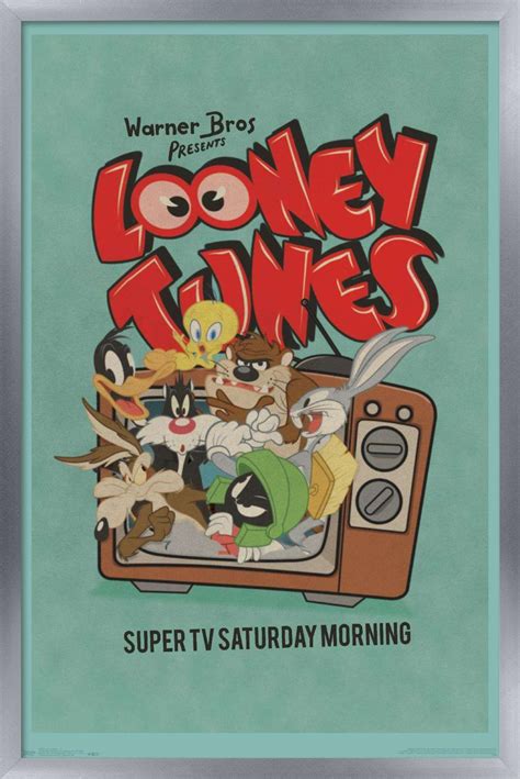 Looney Tunes Group Super Tv Saturday Morning Poster