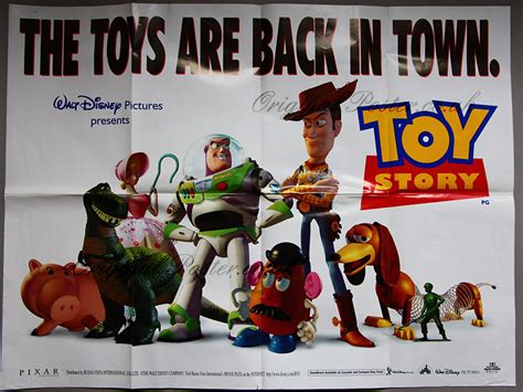 Toy Story Original Vintage Film Poster Original Poster Vintage Film