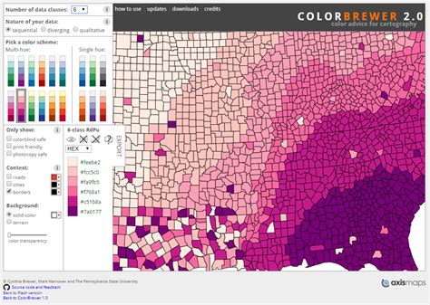 Types Of Color Schemes Geog 486 Cartography And Visualization