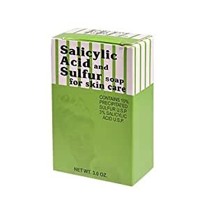 The 2% salicylic acid bar soap and the 5% sulfur/2% salicylic acid bar soap is 'in production' this week. Amazon.com: Salicylic Acid and Sulfur Soap 3.0 OZ: Beauty