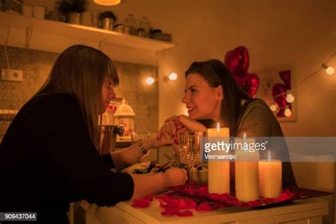 Candlelit Dinner At Home Photos And Premium High Res Pictures Getty Images