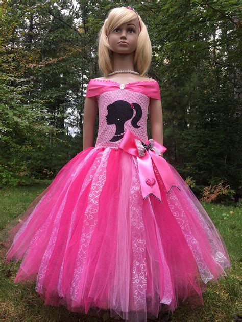 BARBIE inspired tutu dress holidays fancy Tulle pink costume. | Etsy