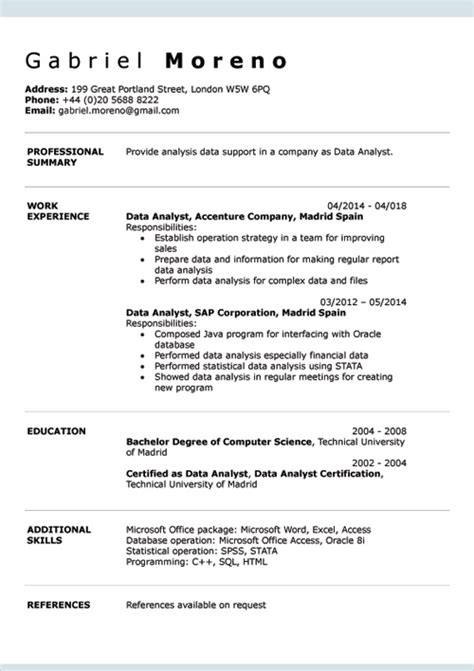 How to write a cv learn how to make a cv that gets interviews.; English CV Examples DOC Template & Online Creator