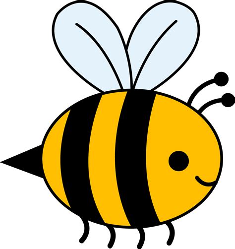 Bee Clipart Black And White Free Clipart Images