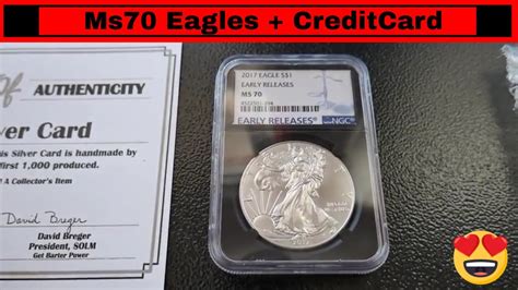That might not sound like a lot, given that the average rewards card offers a bit more than 1 point per $1 spent. 2017 American Eagle MS 70 + The Silver Credit Card - YouTube