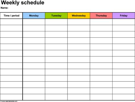 Printable Workout Calendar Activity Shelter