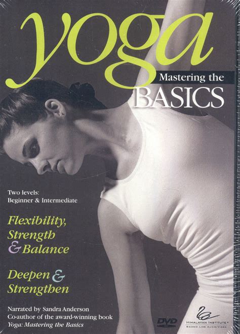Yoga Mastering The Basics Dvd Audio Anderson Sandra And Sovik Rolf Books