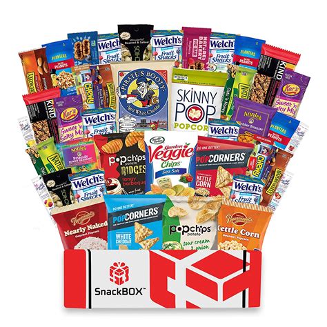 Snackbox Healthy Snacks Care Package Snack Box 40 Count For Easter T Basket Ideas