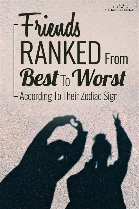 They can make a lot of enemies along the way, but those who are brave enough to get deep with them, end up really liking them. Friends RANKED From Best To Worst According To Their ...