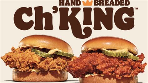burger king launches new chicken sandwich ch king