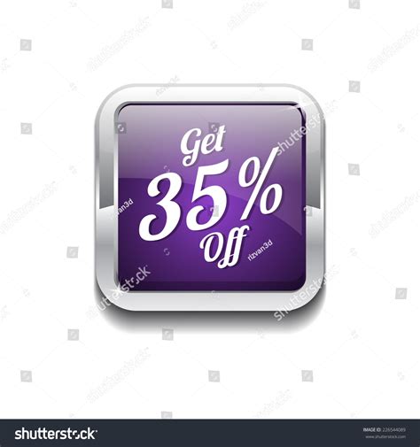 Get 35 Percent Purple Vector Icon Stock Vector Royalty Free 226544089