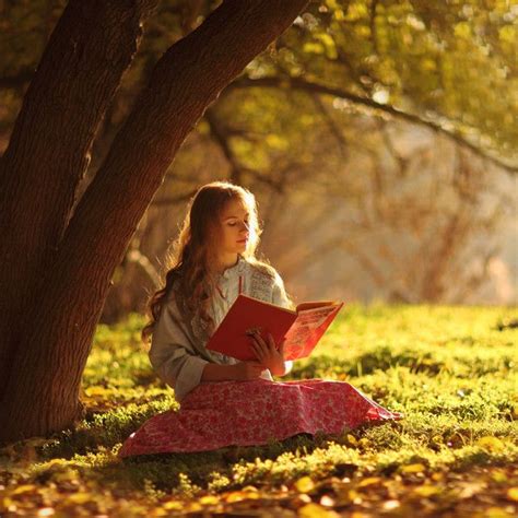 Reading Under A Tree X Post R Booknymphs In Album Pretty Girls Photo Book Flowers Book Girl