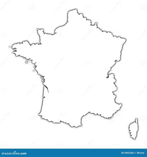 Carte De France Vierge Banque Dimages Et Photos Libres De Droit Istock