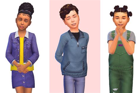 Sims 4 Child Hair Maxis Match Cc Polemgmt