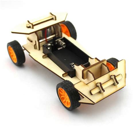 Diy Car Kit Children Educational Gadget Hobby Wooden Toy Best Ts For