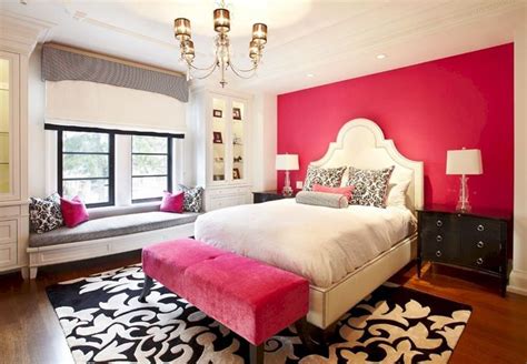 47 Fabulous Girls Bedroom Designs With Images Pink Bedroom Decor Hot Pink Bedrooms Pink