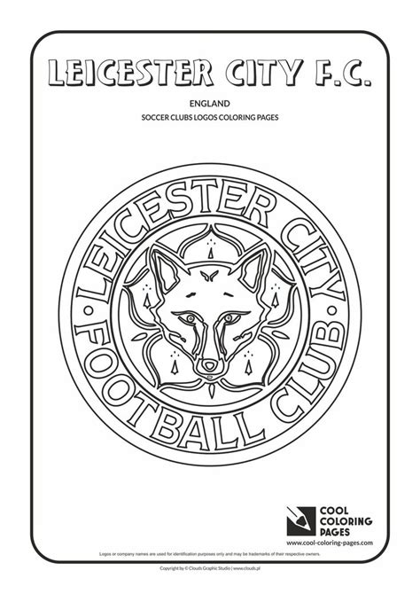 Leicester City Fc Logo Coloring Coloring Page With Leicester City F