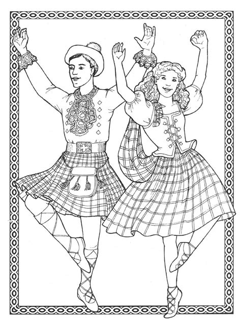 Irish Dance Sheets Coloring Pages