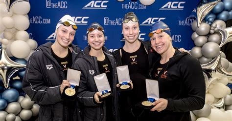 Uva Swimming And Diving Breaks Two American Records At The Acc