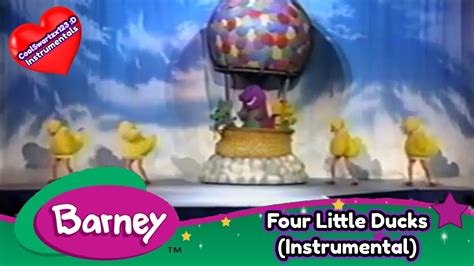 Barney Four Little Ducks Instrumental Youtube