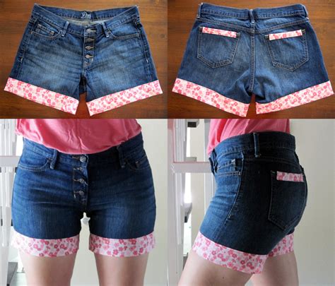 How To Upgrade Your Old Jeans Diy Jeans Cuffs Pretty Designs