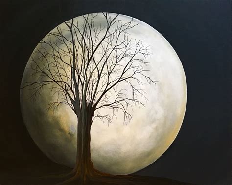 Wallpaperby Artist Unknown Moon Art Moon Painting Daa