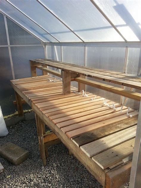 Useful Greenhouse shelf design | Wood plan