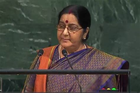 Sushma Swaraj Un Speech ‘we Produced Iits Iims You Produced Jaish