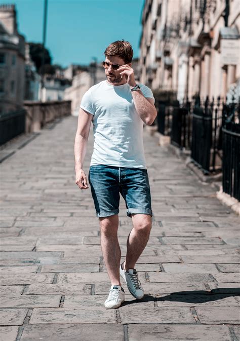 Summer Street Style Outfit With Denim Shorts Your Average Guy