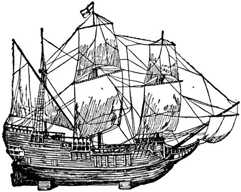 The Mayflower Clipart Etc