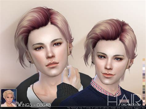 The Sims Resource Wings On0512 Hair Sims 4 Hairs Sims