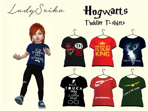 The Sims Resource Hogwarts Toddler T Shirts Mesh Needed